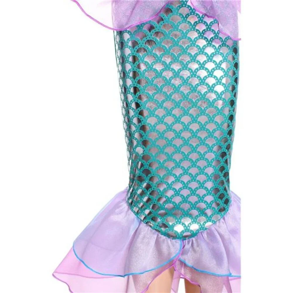 Little Girls Mermaid Princess Costume for Girls Dress Up Party with‎